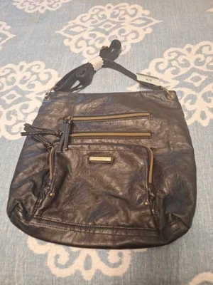 Cartera de cuero negra Stone Mountain Foto 1 de 4