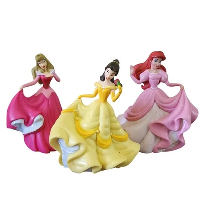 Disney Princess Figurine Display Toys Cake Toppers Belle Ariel Aurora - Image 1 of 4
