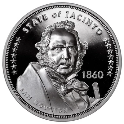 2020 $1 Ilhas Cook Alto Relevo Estados Perdidos da América 1 oz Estado Moeda Prova - Imagem 1 de 2