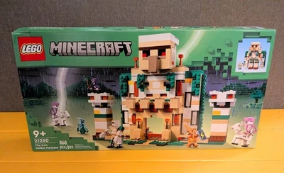 *RETIRED*LEGO 21250 Minecraft: The Iron Golem Fortress FACTORY SEALED Dented Box - Image 1 of 2