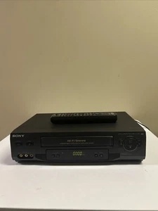 Sony SLV-N51 Videorecorder 4-Kopf HiFi Stereo Video Cassette Recorder Player frisst Kassetten - Bild 1 von 11