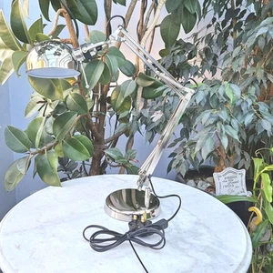 LLoytron Studio angle poise Table / desk Lamp polished steel - C20 - Picture 1 of 4