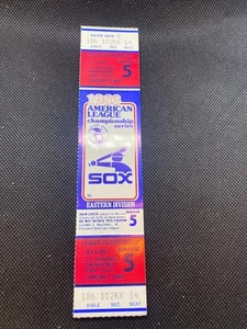 1983 AMERICAN LEAGUE CHAMPIONSHIP SERIES GAME 5 UNUSED TICKET - Picture 1 of 2