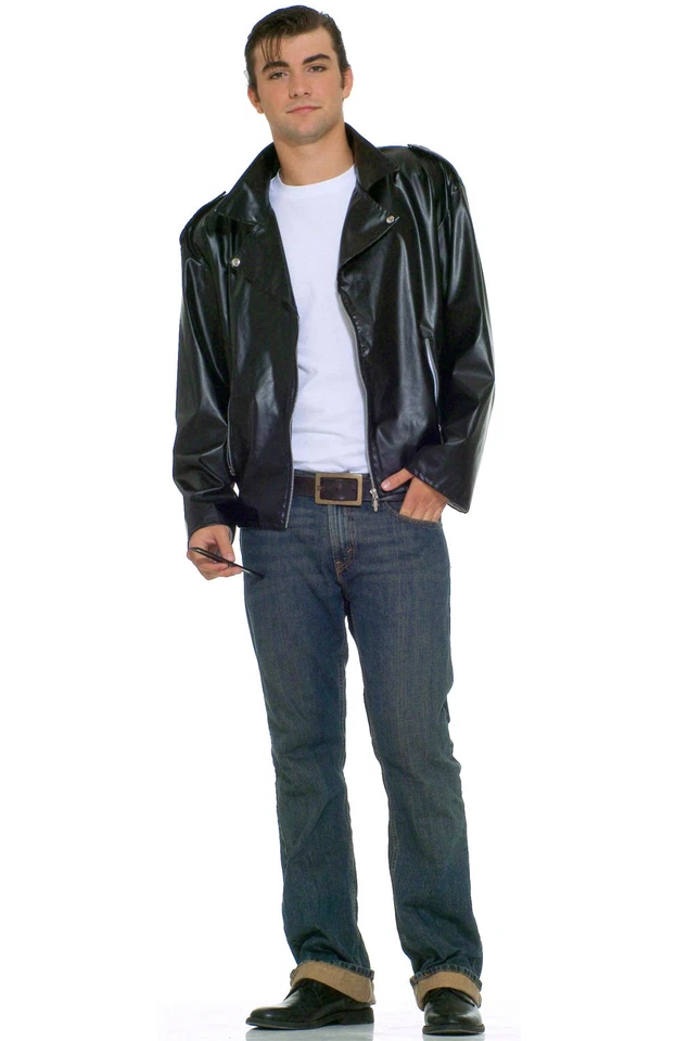 Disfraz de chaqueta Danny Greaser para adulto Foto 1 de 1