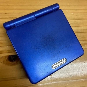 Nintendo Game Boy Advance SP Console Blue USED Japan Free Shipping Very Good - Picture 1 of 10