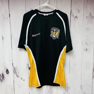 Vintage Lionheart Jacksonville Jax RFC Rugby kurzärmliges Poloshirt Large schwarz - Bild 1 von 3