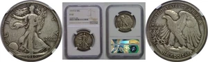 1919-D Walking Liberty Half Dollar NGC F-12 - Picture 1 of 3