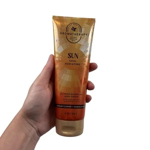 Bath & Body Works Aromatherapie Sun Soul Strahlende Creme Orange + Sandelholz Neu - Bild 1 von 3