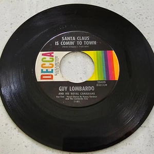 Guy Lombardo (e) - Jingle Bells / Santa Claus Is Comin' To Town - Ex Con US 7" - Picture 1 of 4