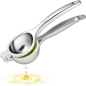 Lemon Squeezer Stainless Steel,Premium Manual Fruit Juicer with Heavy Duty Solid - Picture 1 of 7