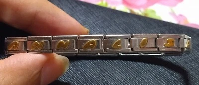 nomination bracciale Originale Charm Link con nome ANNALISA in oro 18k - Immagine 1 di 4