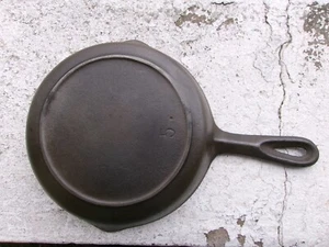 BSR early Red Mountain Cast Iron Skillet No. 5 - Picture 1 of 8