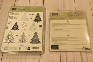 Stampin' Up! Juego de estampillas y troqueles Peaceful Pines ~ NUEVO ~ Hermoso ~ - Imagen 1 de 1