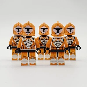 Lot of 5 Lego Star Wars Phase 1 Bomb Squad Trooper Minifigure 7913 Battle Pack - Picture 1 of 4