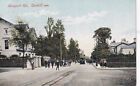Tram Newport Road Cardiff Unused 1900S Coloured Photo Postcard