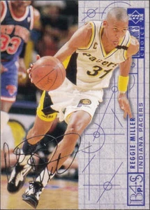 1994-95 Upper Deck Collector's Choice Silver Firma #382 - Reggie Miller - Foto 1 di 2