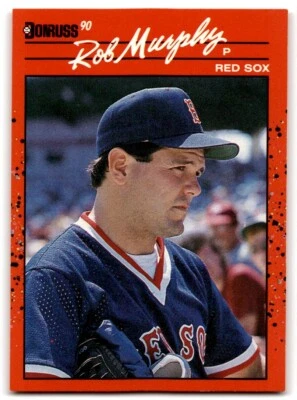 1990 Donruss Rob Murphy Boston Red Sox #186 - Image 1 of 2