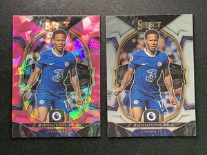 2022-23 Panini Select Premier League Terrace Pink Ice Prizm Raheem Sterling #30 - Picture 1 of 2
