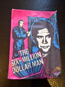 Six Million Dollar Man Trading Card Unopened Pack 1975 rare SMDM - Picture 1 of 2