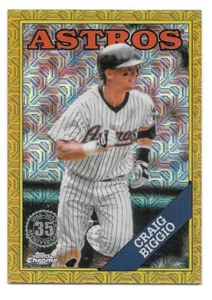 2023 Topps Update Series CRAIG BIGGIO Gold Silver Pack Mojo 36/50 -ASTROS- - Picture 1 of 2