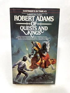 OF QUESTS AND KINGS Robert Adams 1ST SIGNET PRINTING Fantasy CASTAWAYS IN TIME 3 - Picture 1 of 2