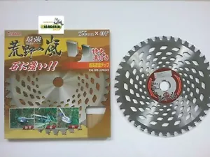 DISCO PER DECESPUGLIATORE IN WIDIA 40 DENTI 255 mm x 40 P MADE IN JAPAN - Imagen 1 de 1