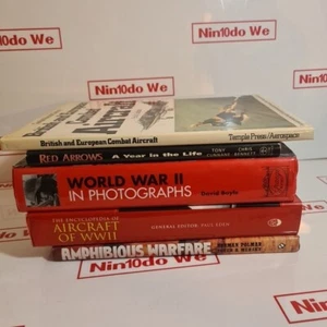 War Books Bundle-Aircraft Of World War II -In Photographs +Red Arrows+Amphibious - Bild 1 von 23