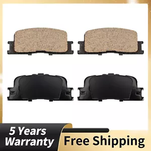 Rear Ceramic Brake Pads Kit For Lexus ES300 2002-2006 Toyota Camry Highlander - Foto 1 di 13