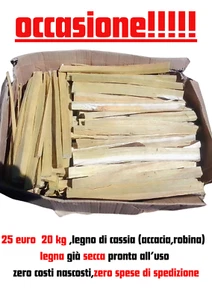 legnetti Accensione Secchi CASSIA – 10 kg, 20/25 cm– Accensione Rapida per Stufe - Foto 1 di 4