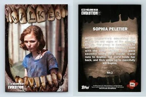 Sophia Peletier #WA-2 The Walking Dead Evolution 2017 Topps Walkers Trading Card - Picture 1 of 1