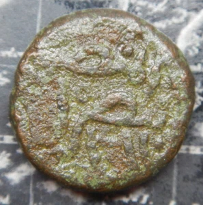 1422-1435 India Solanato di Bahmani moneta indiana rame 1/2 Gani moneta medievale 71 - Foto 1 di 2