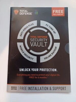Total Defense Security Vault- 6 months included - Image 1 of 2