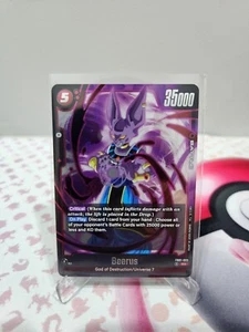Dragon Ball Super - Beerus FB01-023 - Awakened Pulse - Super Rare - NM/M - Picture 1 of 2