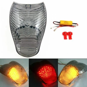Smoke LED Taillight + Turn Signals For BMW K1200R K1200S All Year K1300S K1300R. - Picture 1 of 4