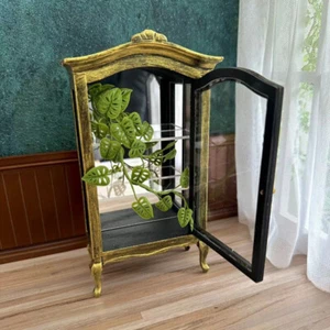 1:12 Scale Dolls House Miniatures Furniture Wine Storage Cabinet Cupboard Wooden - Picture 1 of 12