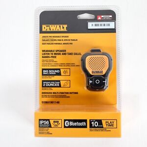 DeWALT Jobsite Pro Wearable Bluetooth Portable Speaker DXMA1901148 Wireless