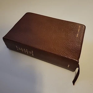 Large Print LDS Mormon Quad Scriptures 9-1/2” X 6-1/2” x 2 1/2 Brown No Markings - Imagen 1 de 8