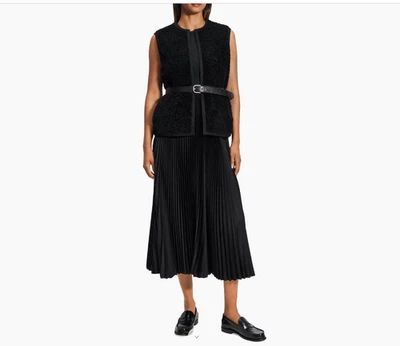 Theory  Reversible Lamb Shearling Vest  Size:XS(P)   $1195  NWT - Image 1 of 4