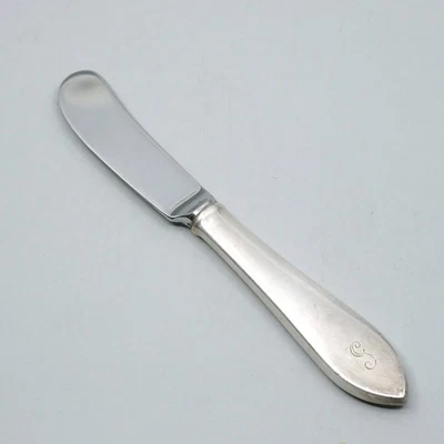 Faneuil by Tiffany & Co Sterling Hollow Handle Butter Spreader(s) Monogram "G" - Image 1 of 4