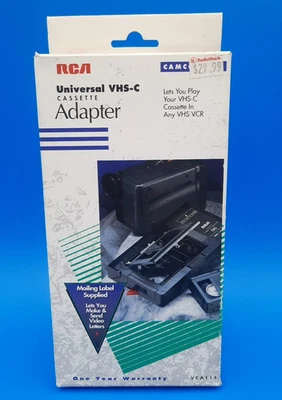 VHS-C Cassette Adapter-VCR RCA VCA115 Universal New Old Stock Vintage - Image 1 of 4