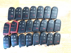 LOT 23 OEM RECASED JEEP DODGE CHRYSLER KEY FOBS M3N-40821302 - Picture 1 of 3