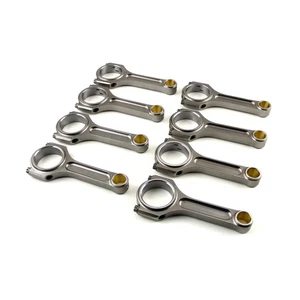 I Beam Race 6.535" 2.200" .990" Bronze Bush 4340 Connecting Rods - Chevy BBC 454 - Bild 1 von 5