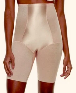 NAOMI NICOLE Firm Control Hi Waist Nude Shaping Thigh Slimmer Womens S M L XL 2X - Picture 1 of 8