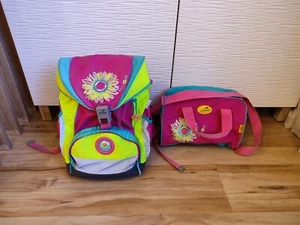 Schulrucksack DerDieDas "Sun Flower" mit Tasche - Bild 1 von 3