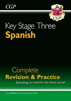 KS3 Years 7-9 Spanish Complete Revision and Practice with Answer CGP - Image 1 of 4