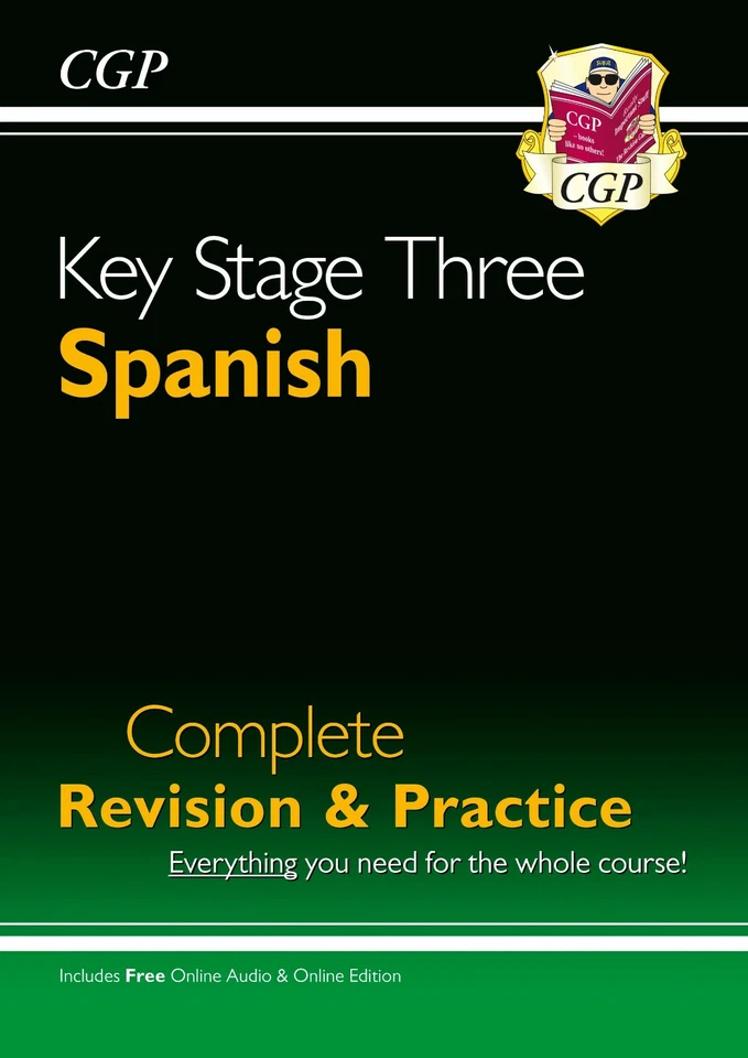 KS3 Years 7-9 Spanish Complete Revision and Practice with Answer CGP - Image 1 of 4