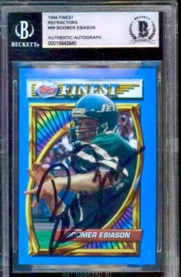 🔥AUTO🔥1994 BOOMER ESIASON BLUE PRIZM REFRACTOR, BGS AUTH #99 - Image 1 of 2