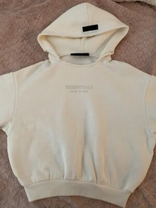 Fear of God essentials children’s hoodie size 8 cream - Picture 1 of 9