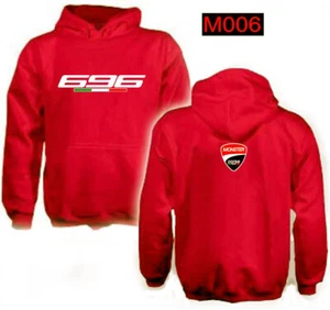 Hooded Sweatshirt monster-696 Red Hoodie Sweatshirt M006 - Picture 1 of 1