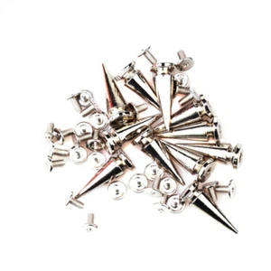 10/30/50/Stck. 26 mm Flecken Kegel Schraube Metall Nieten Leder Handwerk Niete Kugel Spikes - Bild 1 von 7